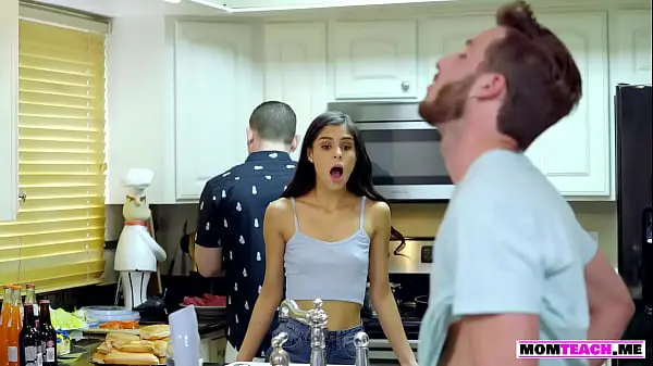 Latina MILF Seduces Hot Babe for Wild Threesome Fuck